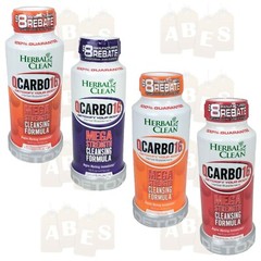 Herbal Clean Qcarbo16 Mega Strength Cleansing Detox, 16oz, YOU CHOOSE
