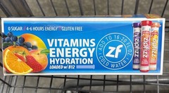 Zipfizz Sugar-Free Gluten-Free Energy Hydration Drink Mix 30 Tubes Variety