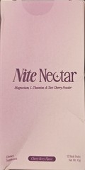 Nite Nectar Magnesium Glycinate Sleep Mocktail Powder Night Drink Mix 12 Packets