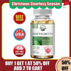 Prostate Support – Saw Palmetto – Reduce Frequent Urination, Stamina Supplement
