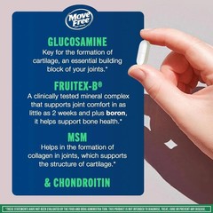 Move Free Advanced Glucosamine Chondroitin MSM Joint Support Supplement 120 Caps