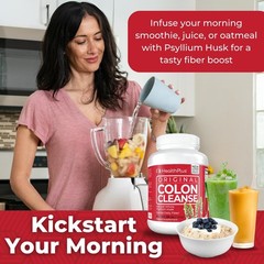 Health Plus Original Colon Cleanse Psyllium Husk Powder, 48oz