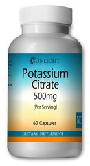 Potassium Citrate 500mg Capsules serving- USA Deal