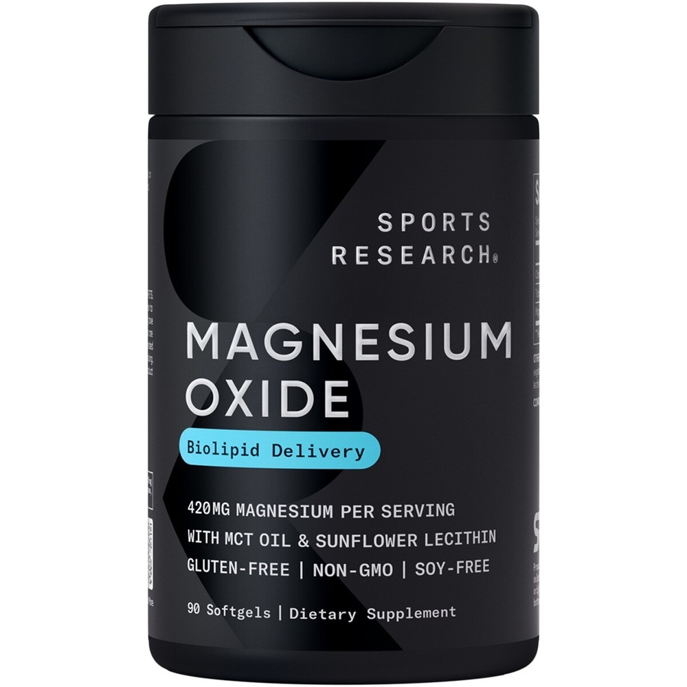 Magnesium Oxide 420mg (90 softgels)