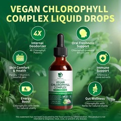 200mg Chlorophyll Liquid Drops Supply Liquid Chlorophyll Immune Support