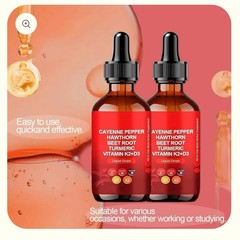 1 packs Cayenne Pepper Drops Supplement Liquid 60ml Herbal Cayenne Pepper