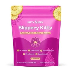 Kitty Queen Slippery Kitty – Feminine Probiotic + Moisture Gummies NEW
