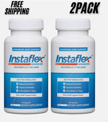 2 Pack Instaflex Advanced Joint Support Doctor Formulated 60 Capsules Exp 2027.