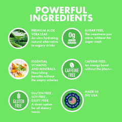 Yes You Can! Aloe Vera Juice Drink Mix from Plant – Energy Drink Powder – Organi