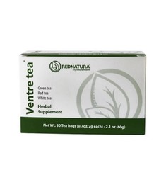 REDNATURA VENTRE TEA Herbal Supplement Net Wt. 30 Tea bags (0.7oz/2g each)