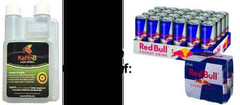 Kaffn8 Caffeine Drink Mix. Create your own Energy Drinks!