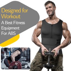 Men Waist Trainer Body Shaper Sauna Sweat Tank Undershirt Shapewear Tops Vest US