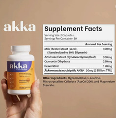 AKKA – High-Grade Liver Cleanse Detox & Repair Superbiotic,Gut Health, Milk This