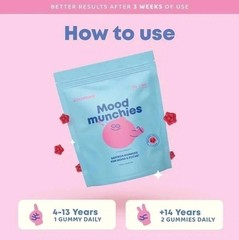 NEW 3PCS JoySpring Mood Munchies | Saffron Gummies for Mood & Focus Support