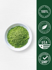 Organic Greens Powder | 17.6 oz | Digestive Enzymes + Prebiotic | by Carlyle
