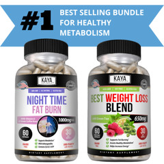 Night Time Fat Burn Best Weight Loss Blend Supplement Bundle Healthy Metabolism