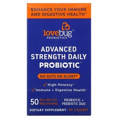 2 X LoveBug Probiotics, Advanced Strength Daily Probiotic, 50 Billio-worldwide