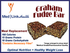 GRAHAM FUDGE BAR | 6 Boxes | SIMILAR TO Optifast 800