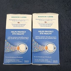 2 Bausch+Lomb Ocuvite Adult 50+ Eye Vitamins+ Omega 3, Zinc, D (100 Total) 01/27