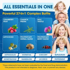 Kidney Cleanse Detox & Repair Drop Vegan Kidney Support Alcohol-Free Non-GMO