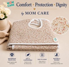 MOM CARE Waterproof Adult Bibs for Elderly | Reusable, Large, Adjustable