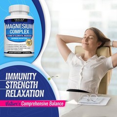 Complex Supplement 8 Elemental 1000mg-Magnesium Glycinate, Citrate, Malate