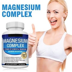 Toplux Nutrition Magnesium Complex 1000mg Supports 8Elemental Magnesium new