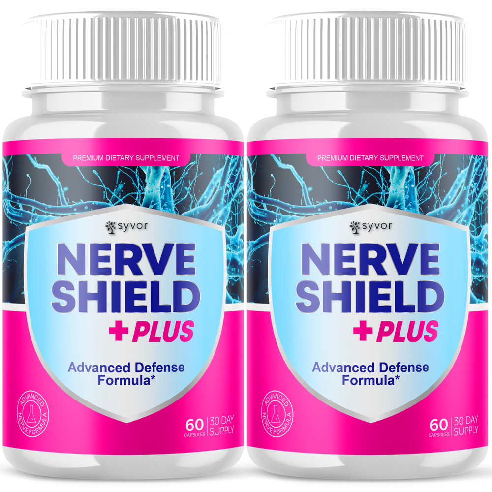 (2 Pack) Nerve Shield Nootropic All Natural NerveShield Supplement 120 Capsules