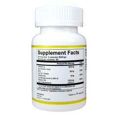 VITAMINS AND ZINC TO IMPROVE IMMUNE SYSTEM,120 capsules, Easy to Swallow, inmune