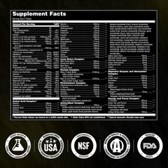 Animal Pak – Convenient Multivitamin for Men & Women Daily All-in-One Vitamin &A