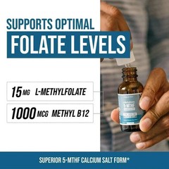 L-Methylfolate 5-MTHF Plus Methyl B12 15 MG Active Formula B9 NEW!**