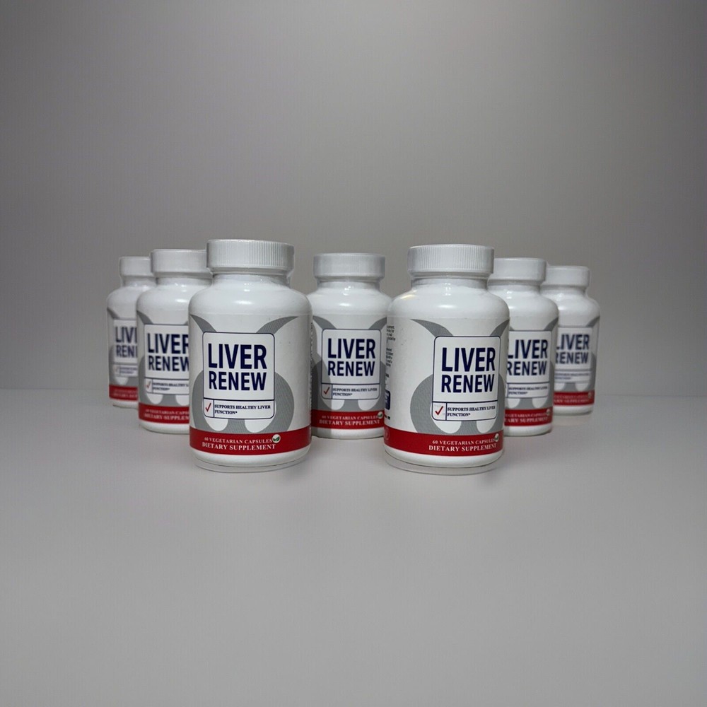 7 Bottles #1 Liver Renew, Vegan Dietary Supplement Artichoke 420 Caps EXP: 04/27
