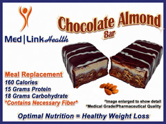CHOCOLATE ALMOND BAR | SIMILAR TO Optifast | 6 Boxes