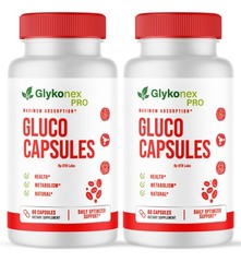 GlykoNex Gluco Capsules Blood Health Support Dietary Supplement 120 Capsules