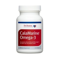 Dr. Sinatra CalaMarine Omega 3 Supplement with DHA and EPA, Clinical Grade for
