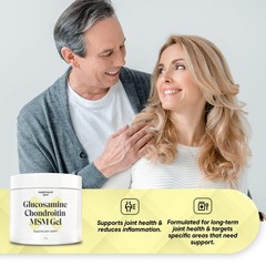 Joint Health Support Gel – Glucosamine, Chondroitin, MSM & Bromelain – 4 oz