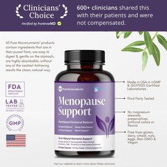 Natural Menopause Supplements for Women – Hormone Balance, Hot Flashes, Night Sw