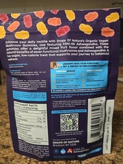 Drops of Nature Mushroom Gummies Mixed Fruit 80ct Exp 05/27