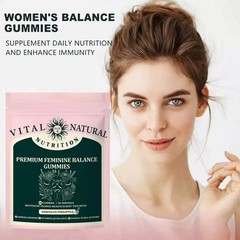 3/2Pack Vital Source Feminine Balance Gummies Hawaiian Pineapple US
