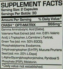 ProSupps Crash, Night-Time Sleep Aid, Rest & Recovery Formula, 60 Servings