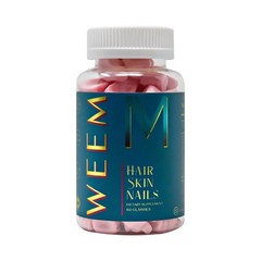 3 PACK WEEM Hair Skin & Nails Gummies Support Healthy Hair Vegan biotin Vitamin