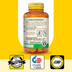 Vitamin B,1 Thiamine 250 Mg, 100 Day Supply Dietary Supplement, Easy,To,Swallow