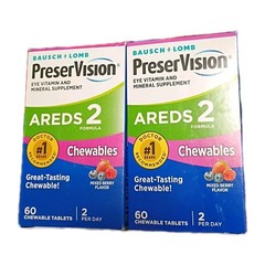 PreserVision AREDS 2 Chewables – 60 x 2; 120 Tablets; Exp 04/2027+