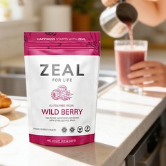 Zurvita Zeal For Life – 30-Day Wellness Bag (Wild Berry Flavor) – 420g FRESH