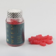 WEEM Hair Skin and Nails Gummies Supports Healthy Hair Vegan Biotin 1-3 Pack