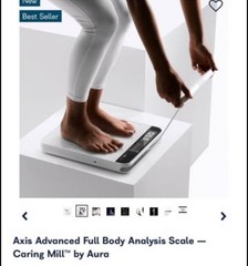 Axis Advanced Full Body Analysis Scale – Caring Mill™ by Aura