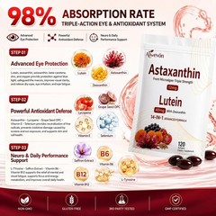 14-in-1 Astaxanthin 24mg & Lutein 40mg with Zeaxanthin Supplements