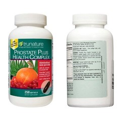 Trunature Prostate Plus Health Complex, 250 Softgels w/d Saw Palmento, New.