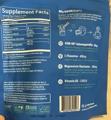 2X Nello Supercalm Powdered Calming Drink Mix Raspberry Lemonade 20 ct Exp 2/27