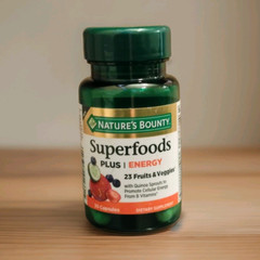 Nature’s Bounty Superfoods Plus Energy, 23 Fruits & Veggies, B Vitamins, 30 Ct